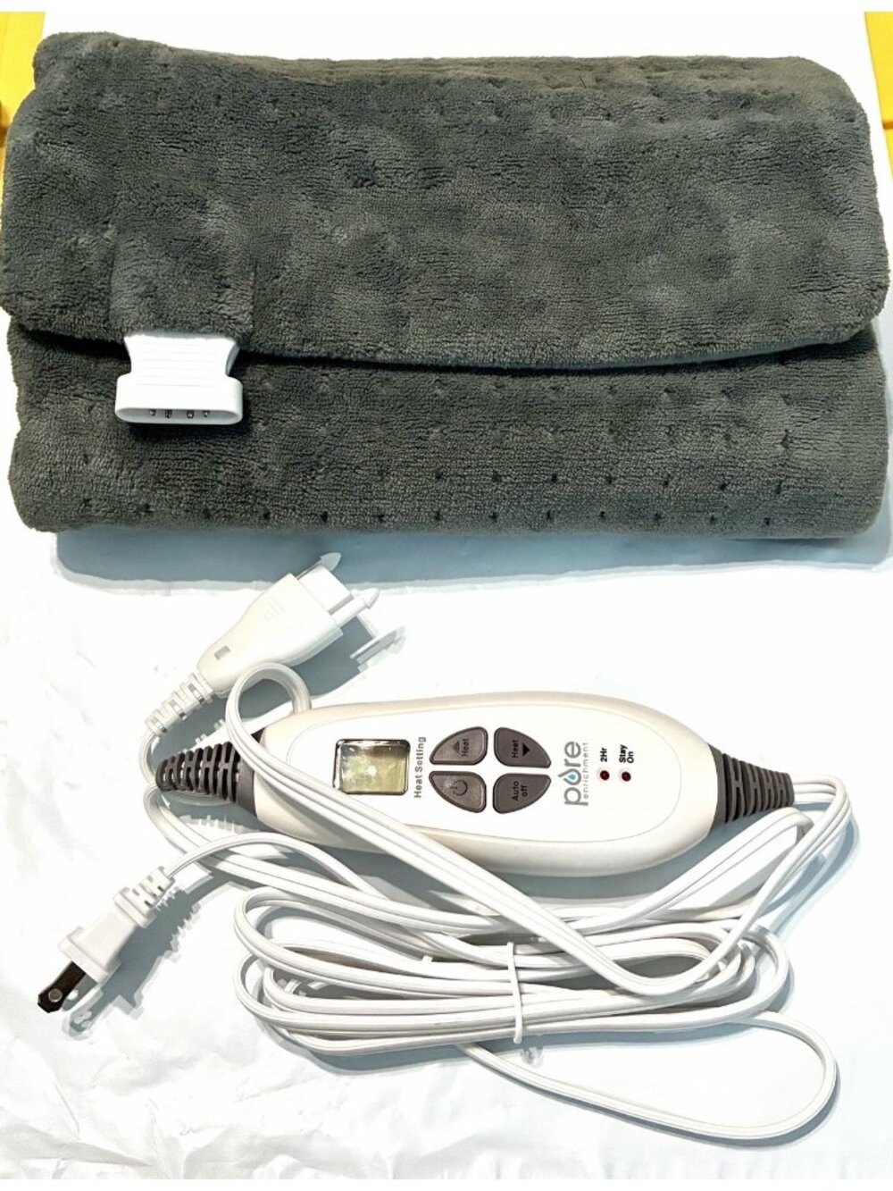 Pure Enrichment PureRelief XL 12″x24″ Heating Pad Model PEHT24RT-G w/Controller